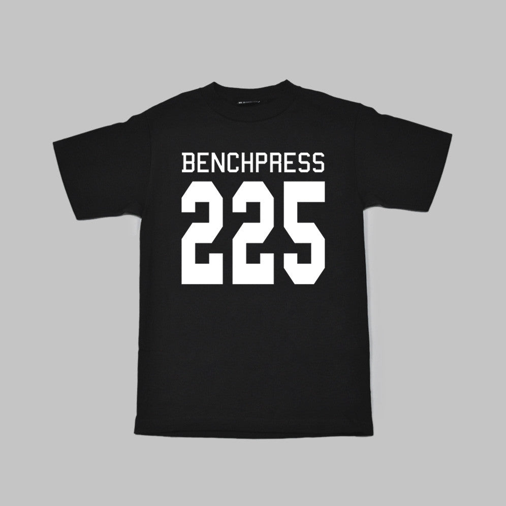 Bench Press 225 T-shirt – Aesthetic Mindz